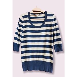 Old Navy Striped Lightweight Cotton Knit Sweater- Size M